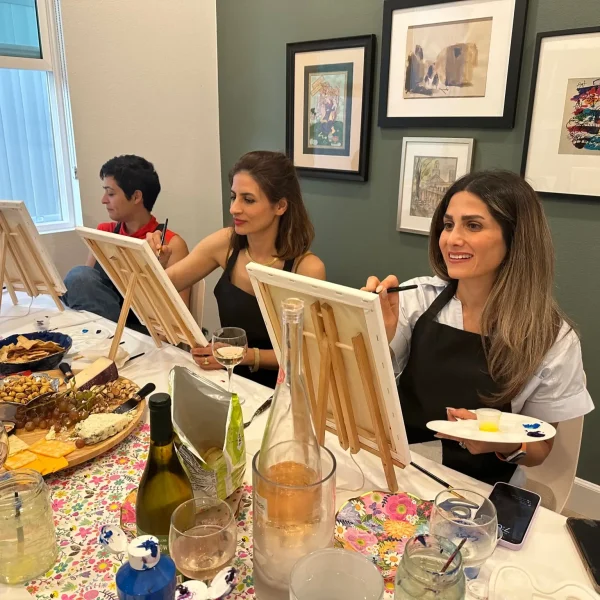 VIMA Gallery Sip & Paint Event